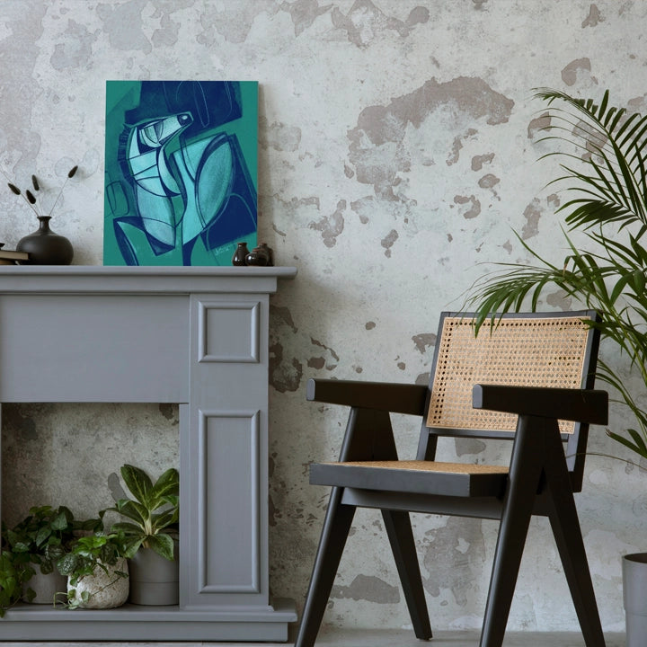 SoulCurryArt print titled "Unbridled" featuring a vibrant, detailed artwork on 16x20-inch paper.
