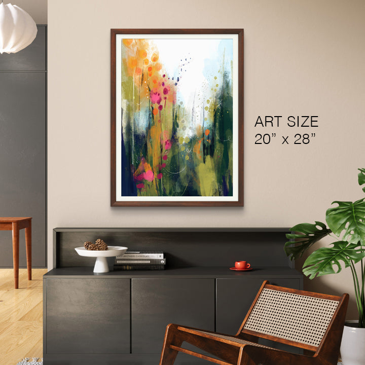Wildwood print by SoulCurryArt featuring a detailed, nature-inspired design on 16x20 paper.