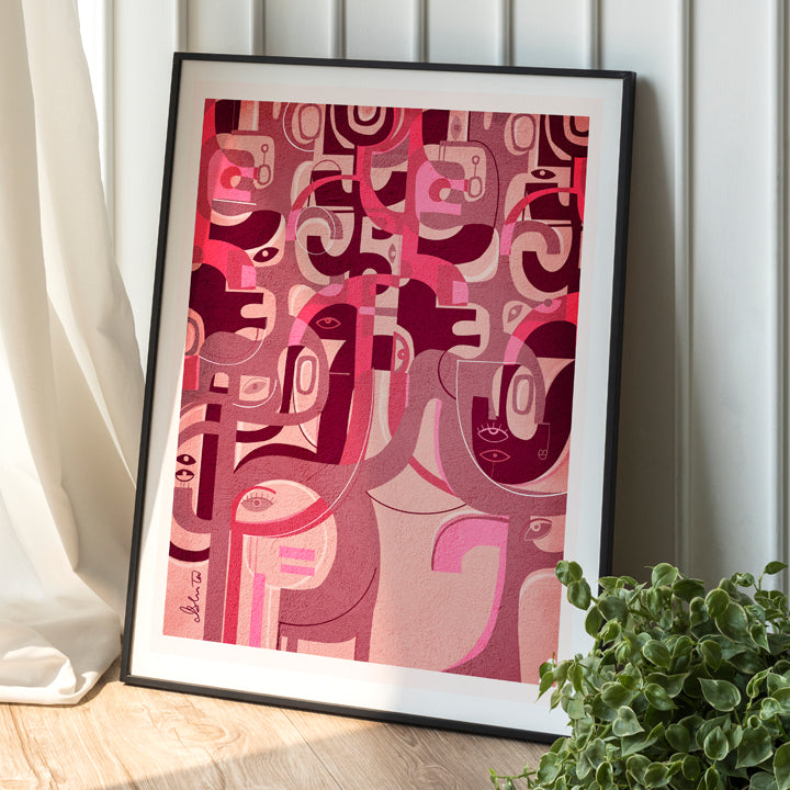 Life Tree print by SoulCurryArt featuring a detailed, vibrant tree design on high-quality paper.