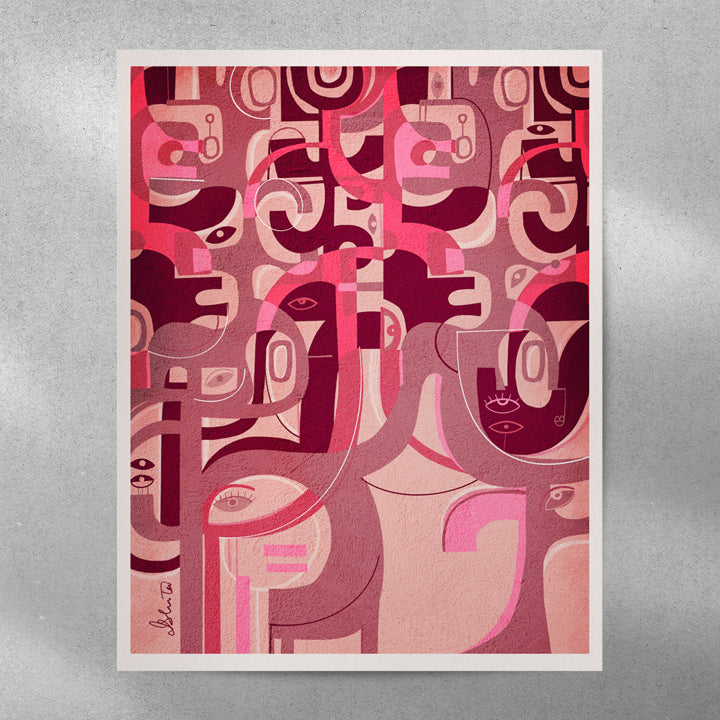 Life Tree print by SoulCurryArt featuring a detailed, artistic tree design on high-quality paper.