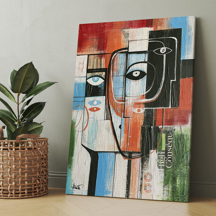 Original art titled "Rebuild" by SoulCurryArt, featuring a detailed 16x20 inch artwork with vibrant colors and intricate design.