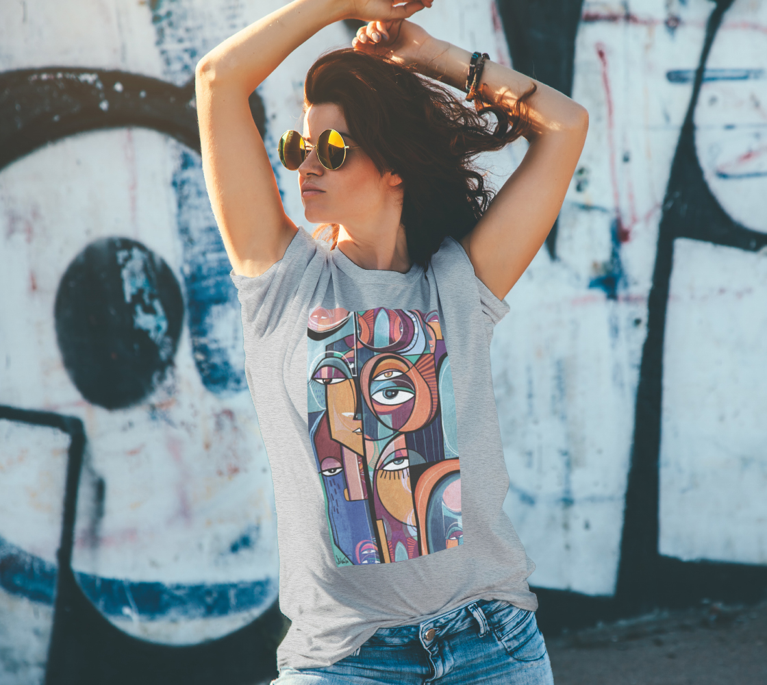 SoulCurryArt Fierce shirt in Bellacanvas, featuring bold graphic design on a stylish top, perfect for casual wear.