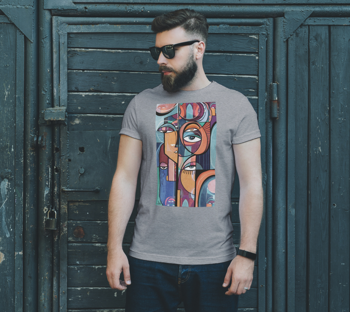 SoulCurryArt Fierce shirt in vibrant colors, showcasing a stylish and comfortable top with bold design details.