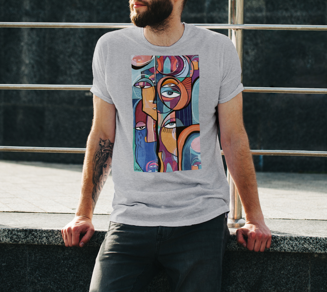 SoulCurryArt Fierce shirt, stylish top with bold design, displayed on a model, showcasing vibrant colors and modern fashion.