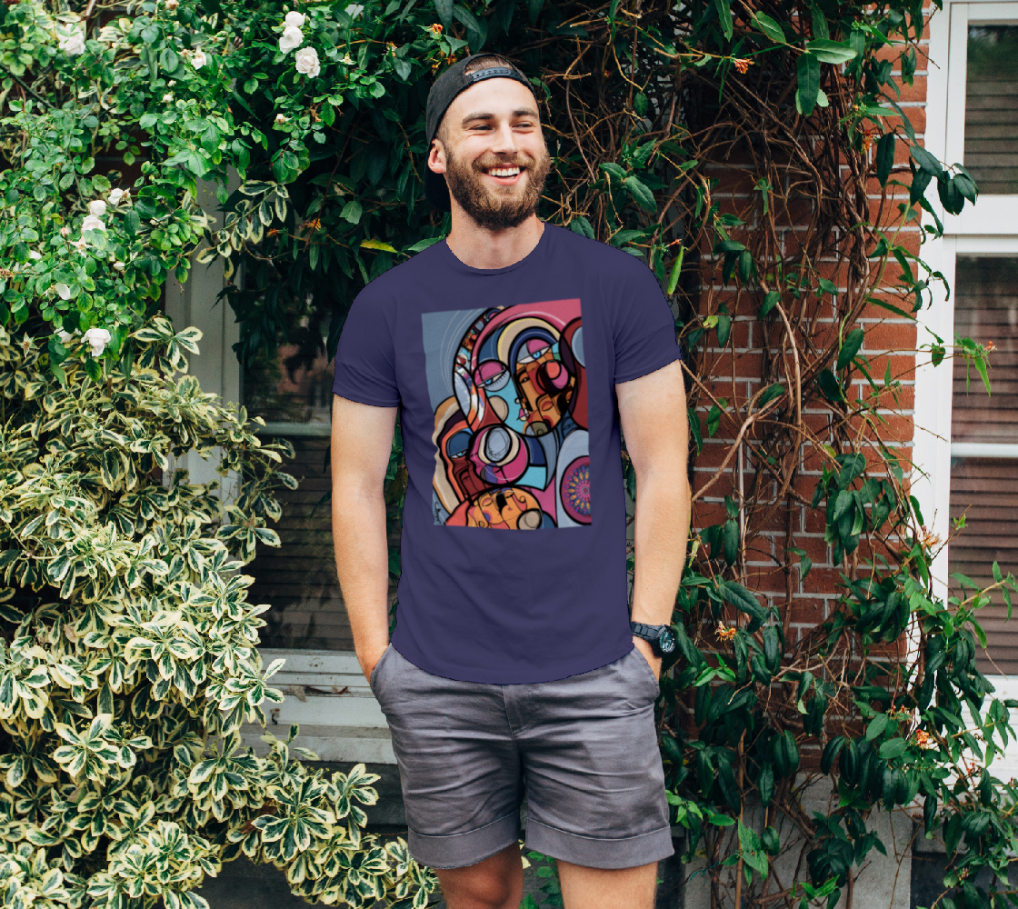 Layered shirt from SoulCurryArt featuring a stylish, multi-layered design in soft fabric, perfect for casual wear.