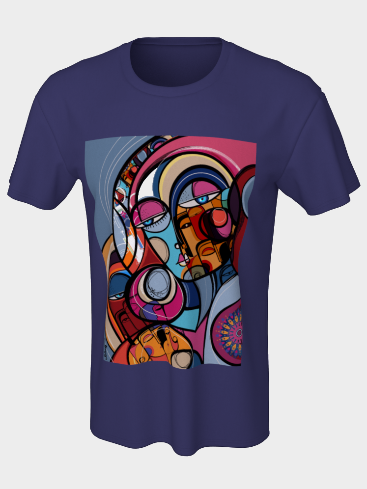 Layered shirt from SoulCurryArt featuring a stylish, multi-layered design in vibrant colors and comfortable fabric.